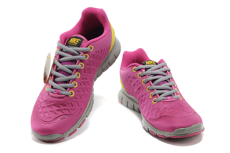 Hot Nike Free Tr Fit Women Shoes Hotpink/Gray